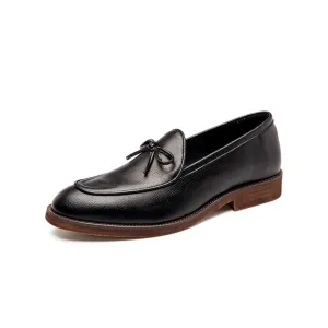 Leather Moccasin Loafer