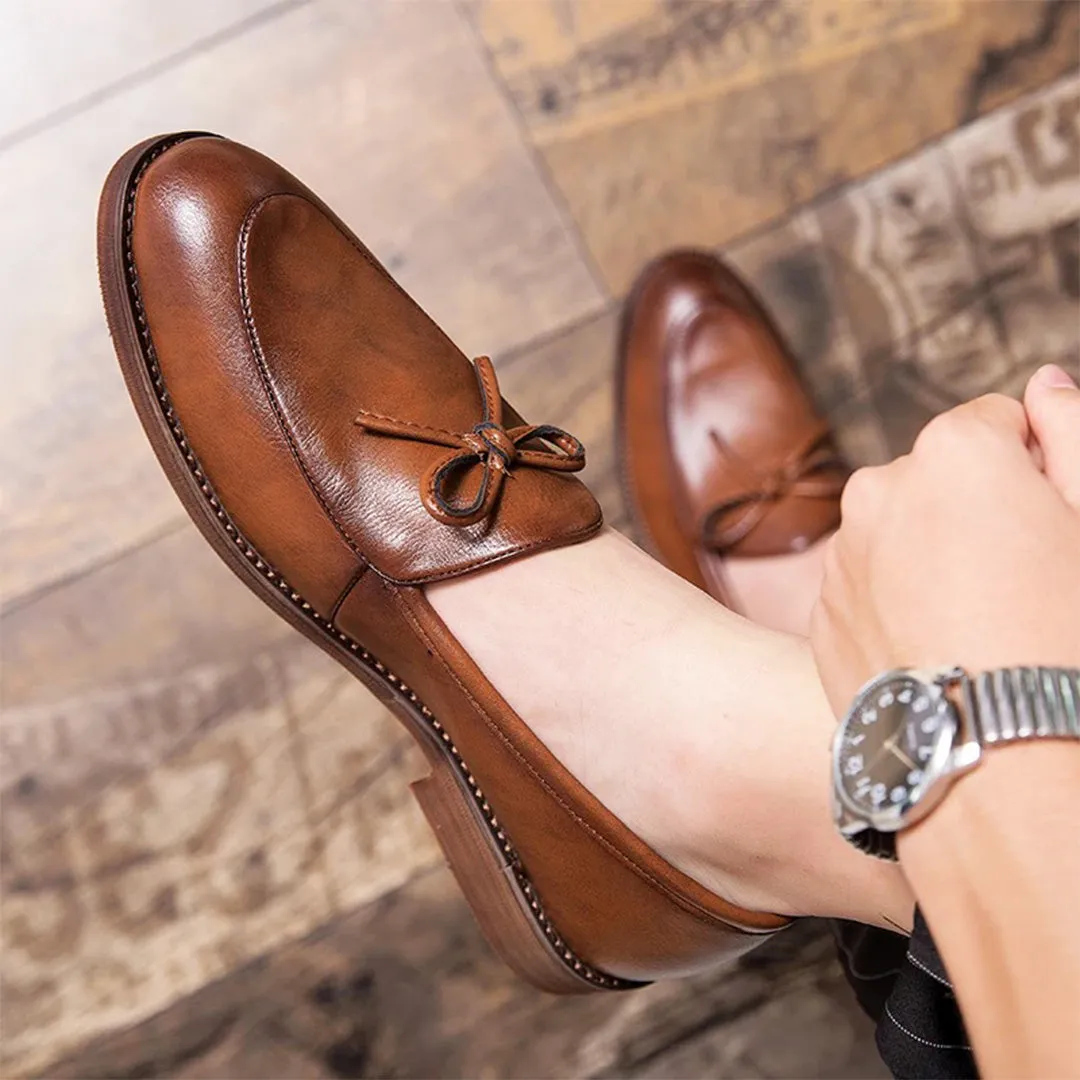 Leather Moccasin Loafer