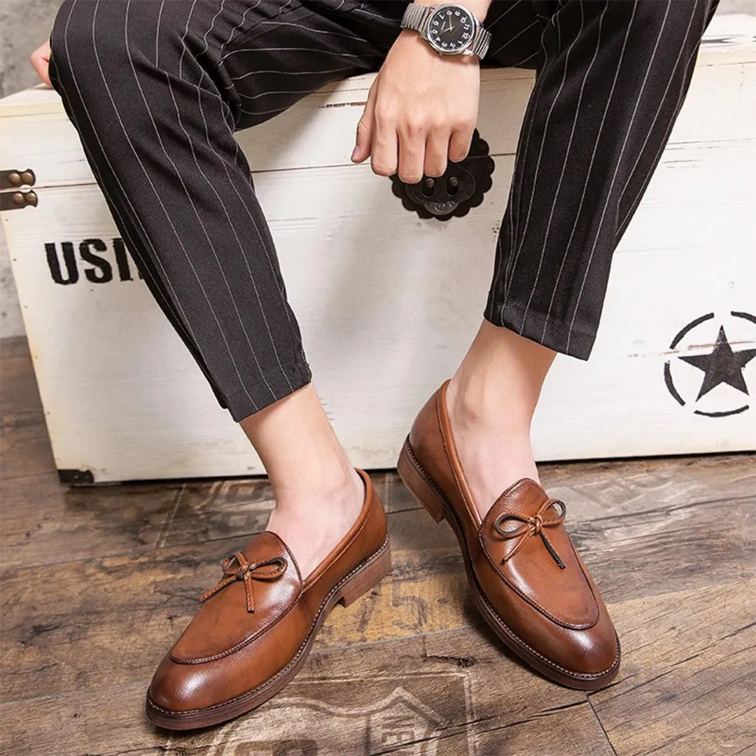 Leather Moccasin Loafer