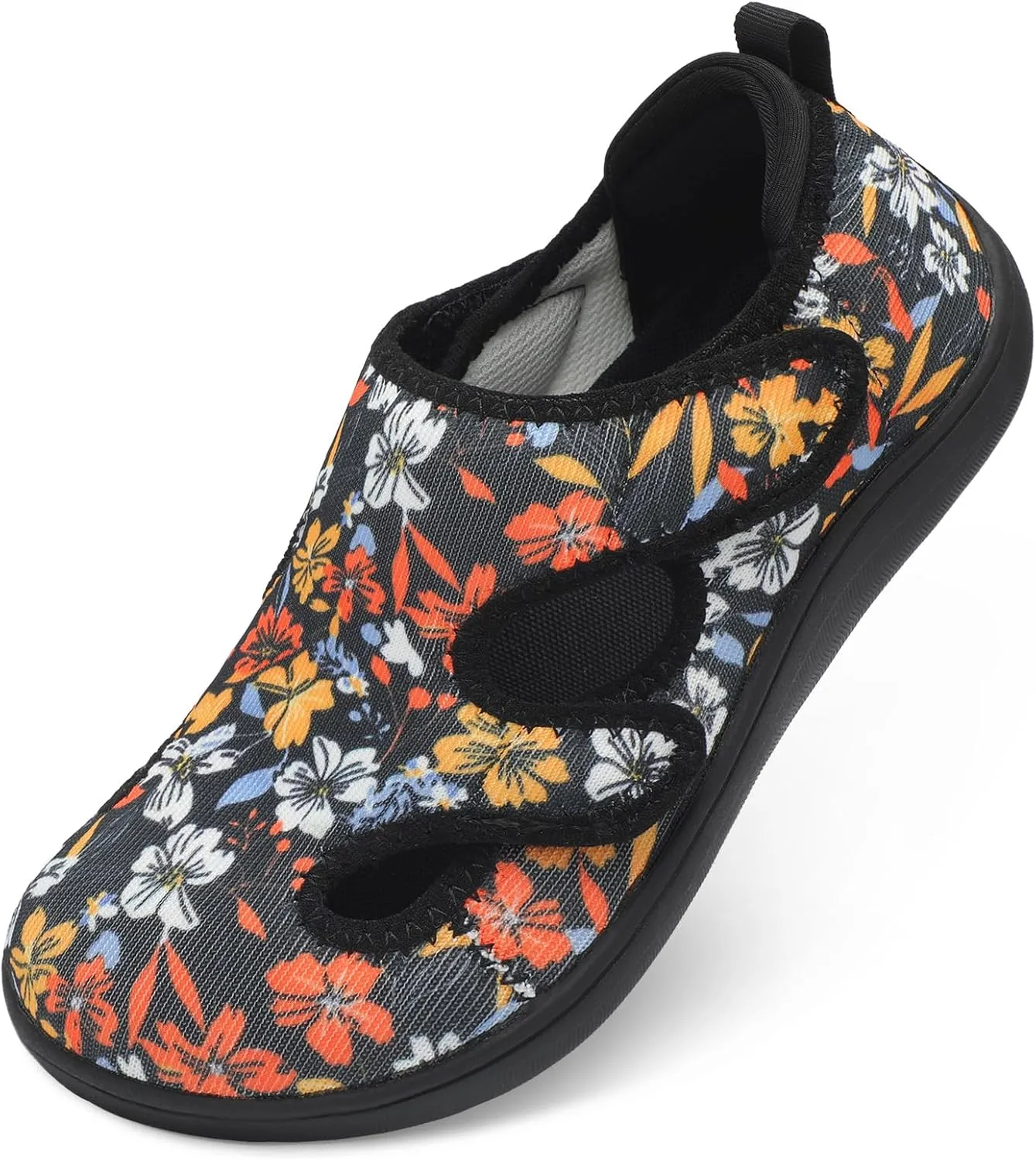 LeIsfIt Diabetic Shoes for Women Adjustable Extra Wide Barefoot Walking Shoes for Swollen Arthritis Edema Feet Wide Width Zero Drop Sole
