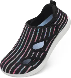 LeIsfIt Diabetic Shoes for Women Adjustable Extra Wide Barefoot Walking Shoes for Swollen Arthritis Edema Feet Wide Width Zero Drop Sole