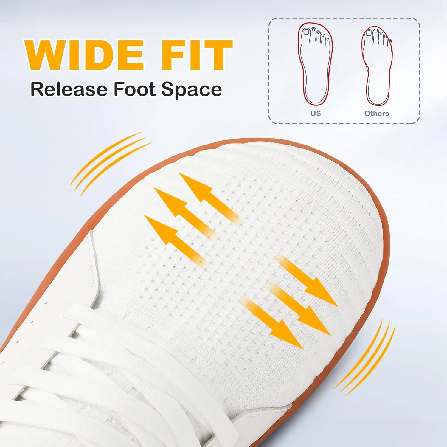LeIsfIt Womens Walking Shoes Wide Toe Barefoot Shoes Breathable Minimalist Zero Drop Sneakers