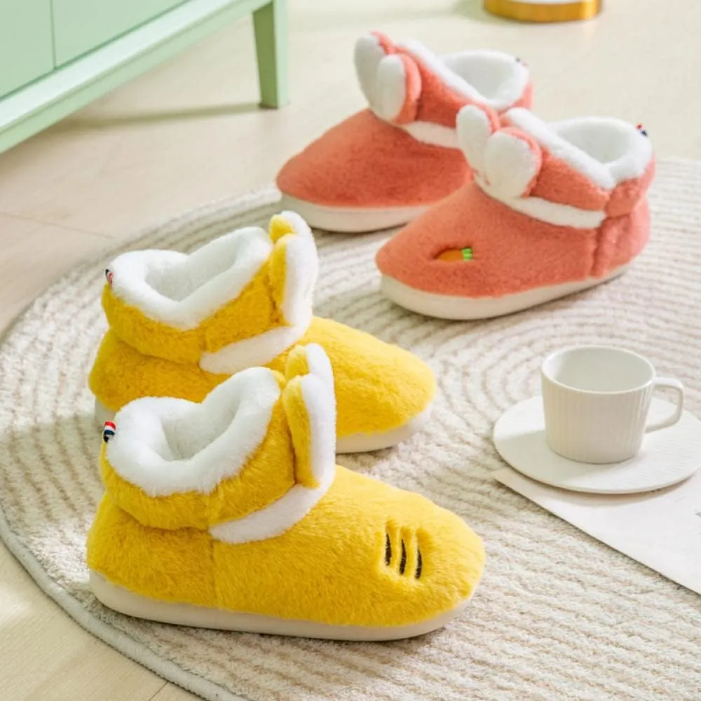 Lined House Shoes,Postpartum Package with Confinement Shoes, Soft-Soled Warm Maternity Shoes-Red_38-39,Breathable House Shoes