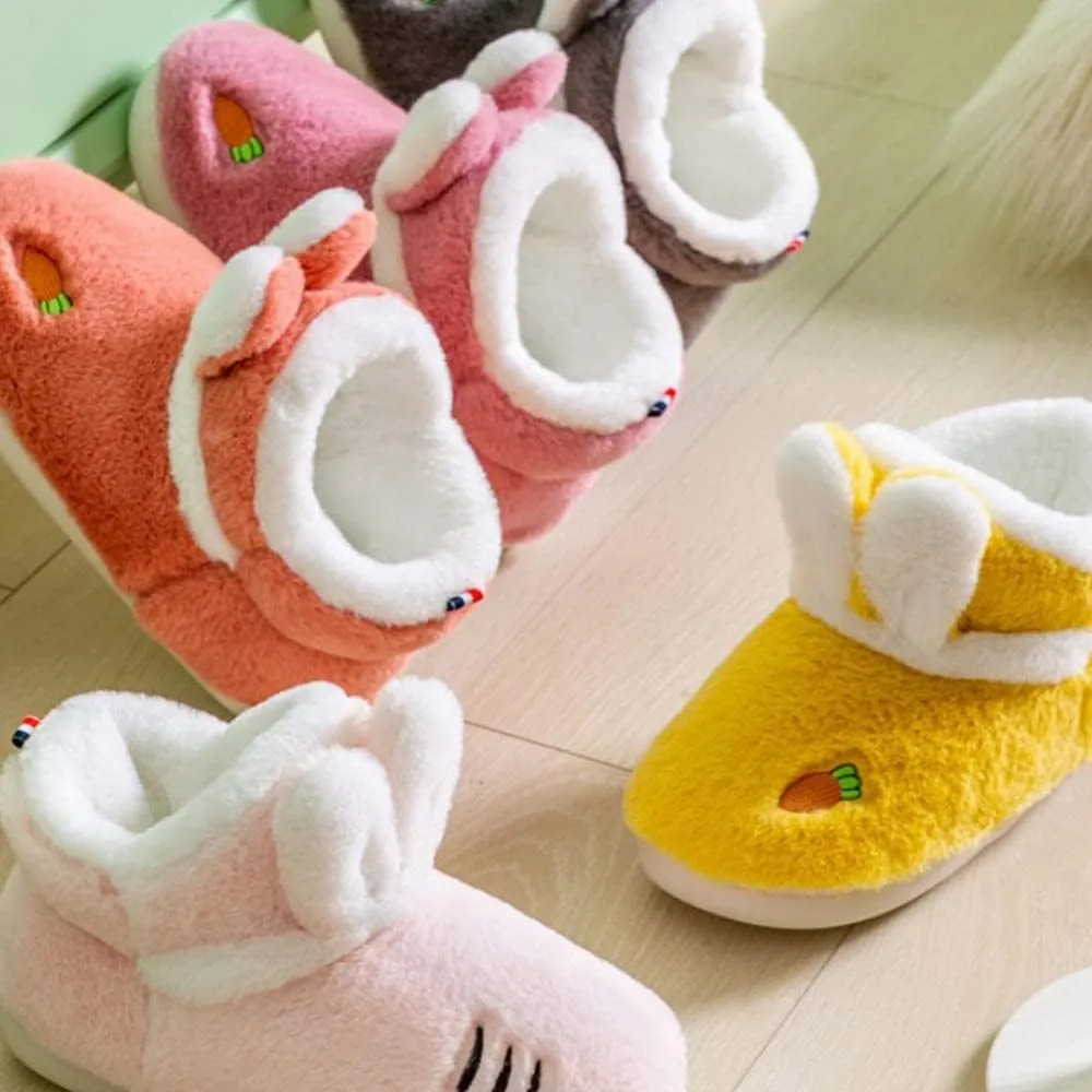 Lined House Shoes,Postpartum Package with Confinement Shoes, Soft-Soled Warm Maternity Shoes-Red_38-39,Breathable House Shoes