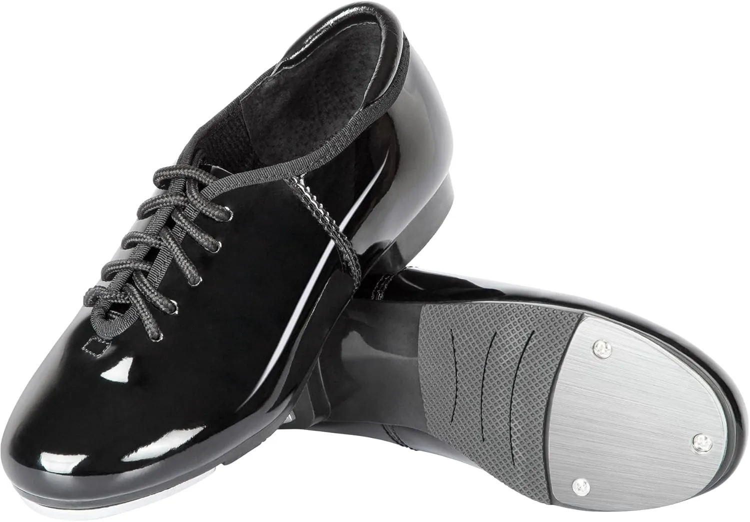 Linodes Unisex-Child Lace up Tap Shoe for Girls, Boys and Kids Tap Flat