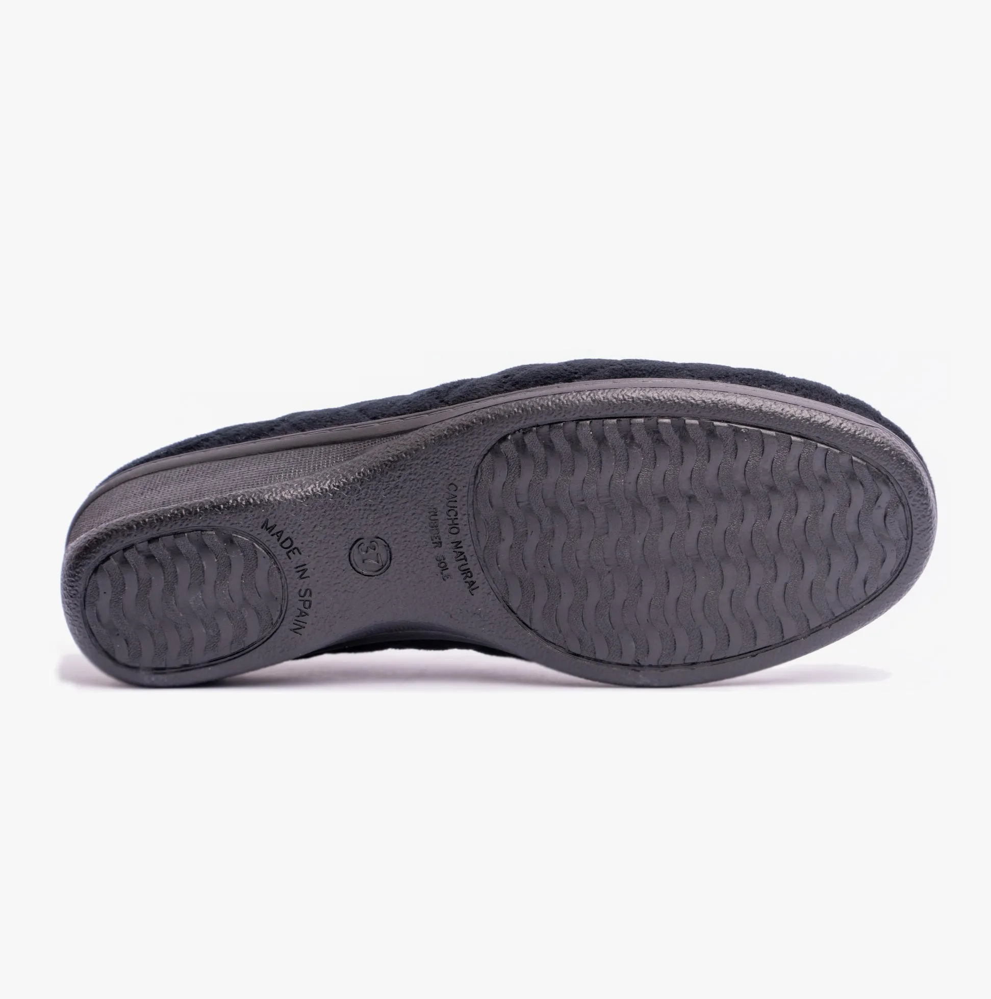 Lotus EADIE Womens Slippers Black