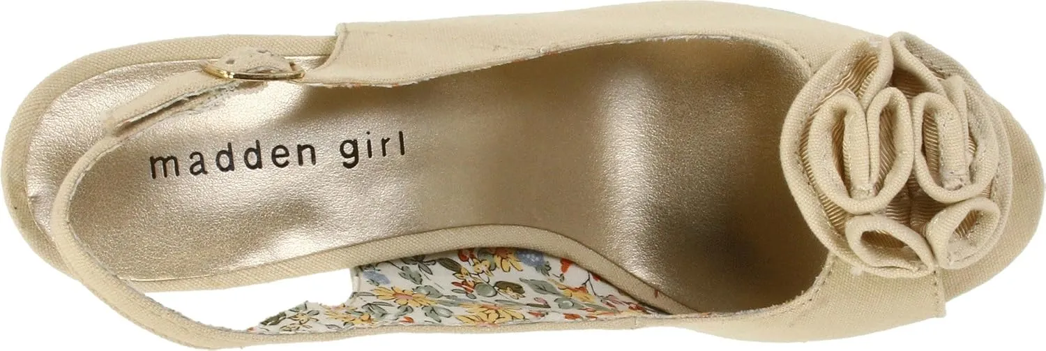 Madden Girl Women's Kiira Open-Toe Pump