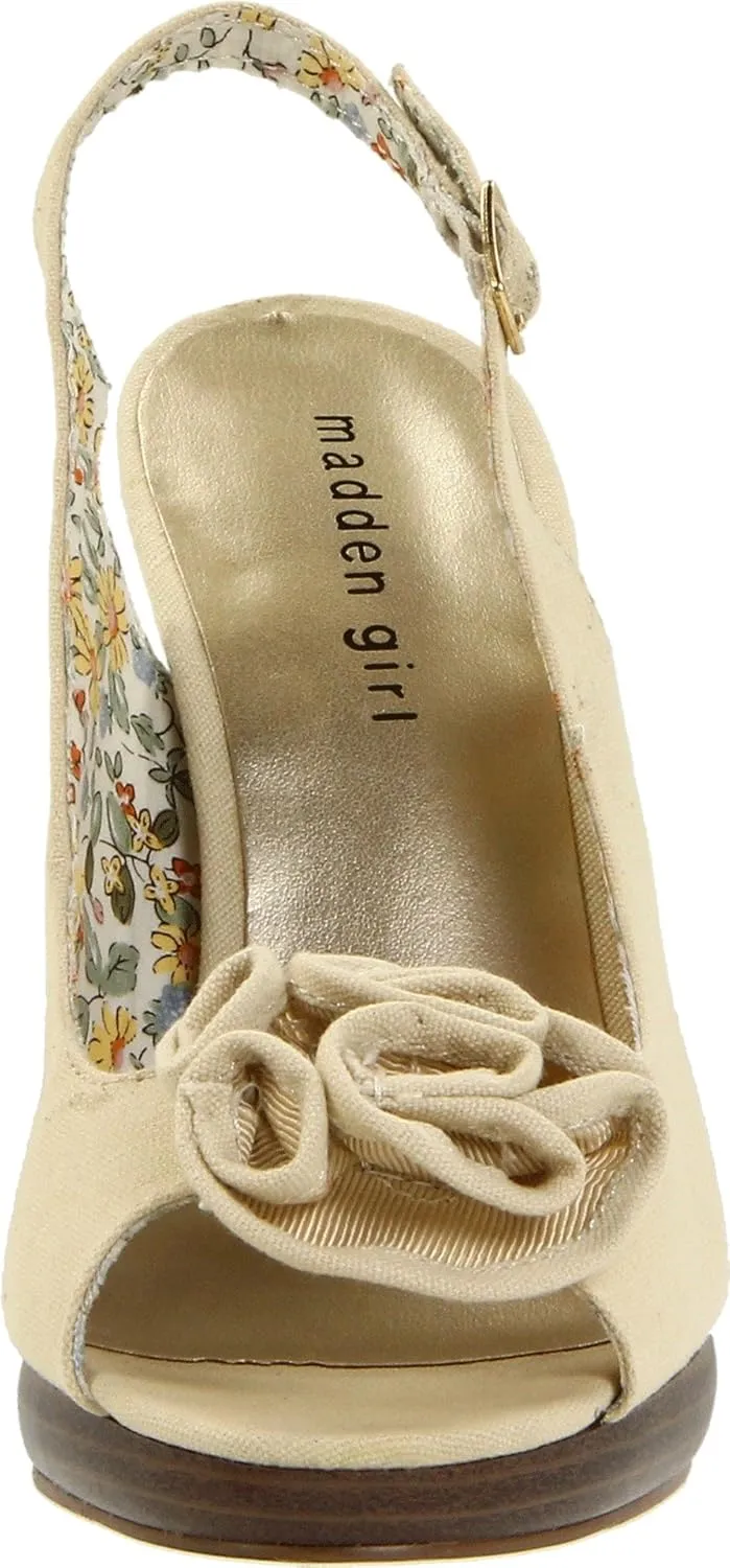 Madden Girl Women's Kiira Open-Toe Pump
