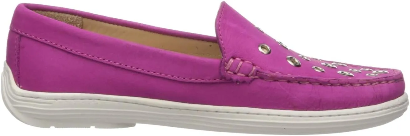 Marc Joseph New York Unisex-Child Leather Made in Brazil Mott Street Grommet Detail Loafer