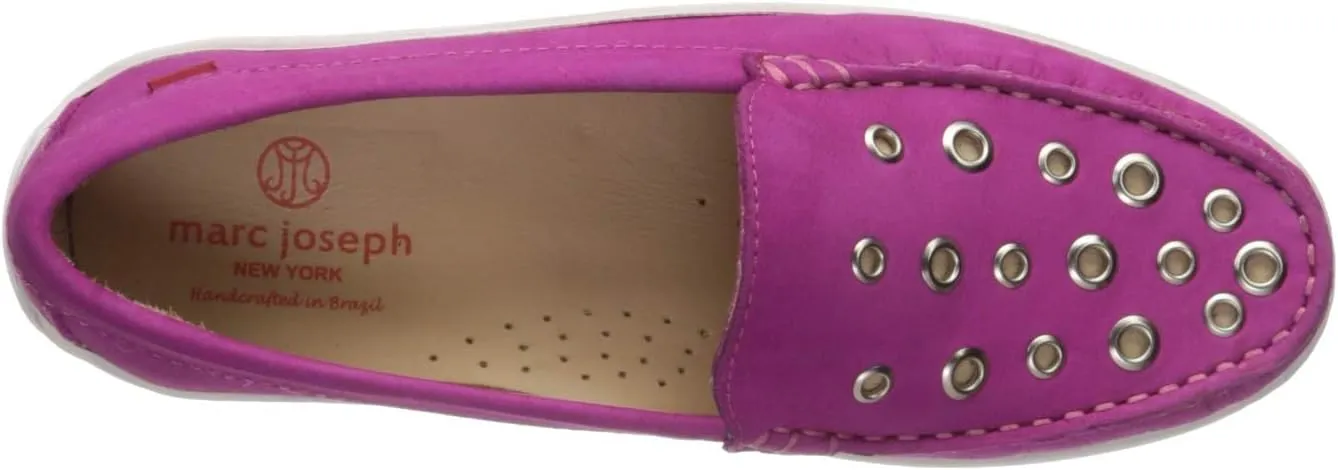 Marc Joseph New York Unisex-Child Leather Made in Brazil Mott Street Grommet Detail Loafer