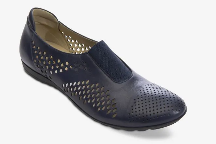 Marmi Shoes Women's Sesto Meucci Navy Nappa