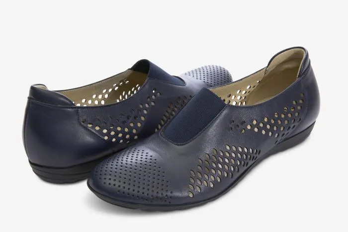 Marmi Shoes Women's Sesto Meucci Navy Nappa