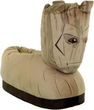 Marvel Slippers from Happy Feet - Officially Licensed Slippers for Kids & Adults - Superhero Character Slippers for Boys, Girls, Men, & Women - Happy Feet Mens & Womens Fluffy Slippers
