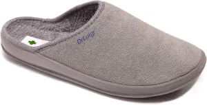 Medical Slippers for Men - Memory Foam Shoes Indoor Outdoor Italian Cotton - Made in EU - Relieves Pressure, Improves Peripheral Blood Circulation