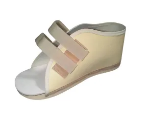Medline Vinyl Post-Op Shoe, Women's Medium (8-9), Hook-and-Loop Closure, Skid-Resistant, Beige, 1 Each