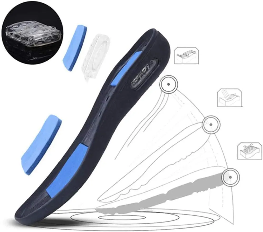 Memory Foam Air Cushion Elderly Shoes Edema Shoes, for Grandma Grandpa Elderly Walking Shoes, for Diabetic Arthritis Swollen Footwear,Black-36