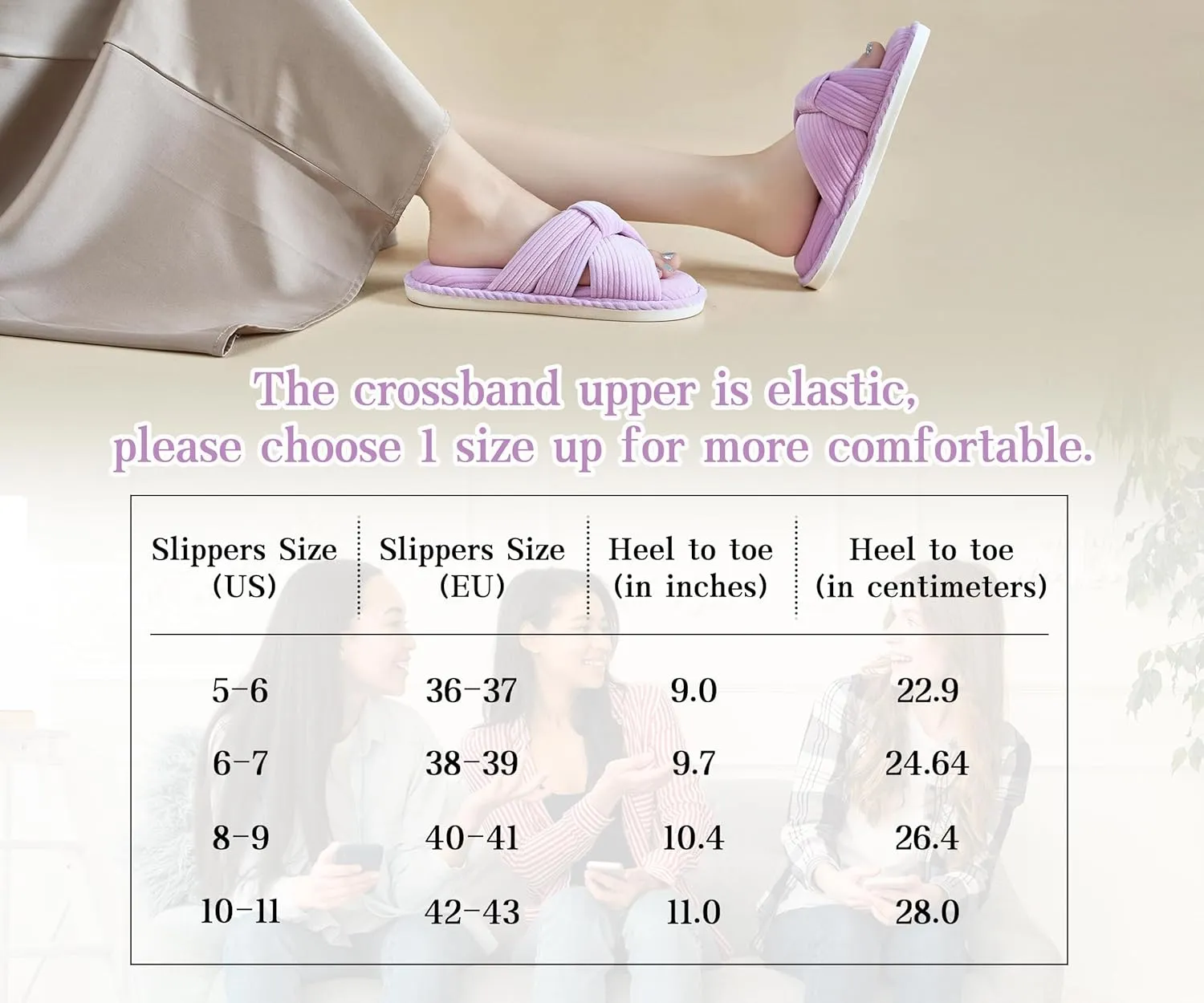 Memory Foam House Slippes for Woman, Comfy Open Toe Women's Bedroom House Shoes, Cross Band Slippers with Bow for Indoor and Outdoor, Gift for Women Ladies and Girls
