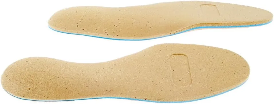 Men & Women Diabetic Cork Insoles – Soft, Lightweight Therapeutic Shoe Inserts for Foot Support