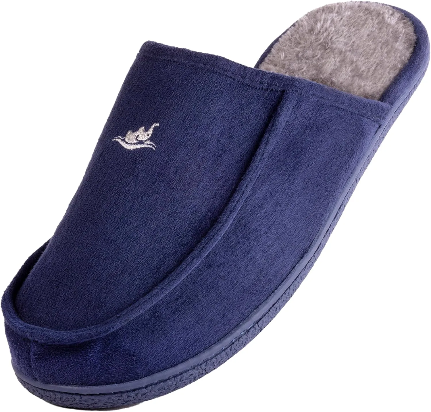 Men's 80D High Density Memory Foam House Slippers, Indoor Outdoor Slip On Clog House Shoes