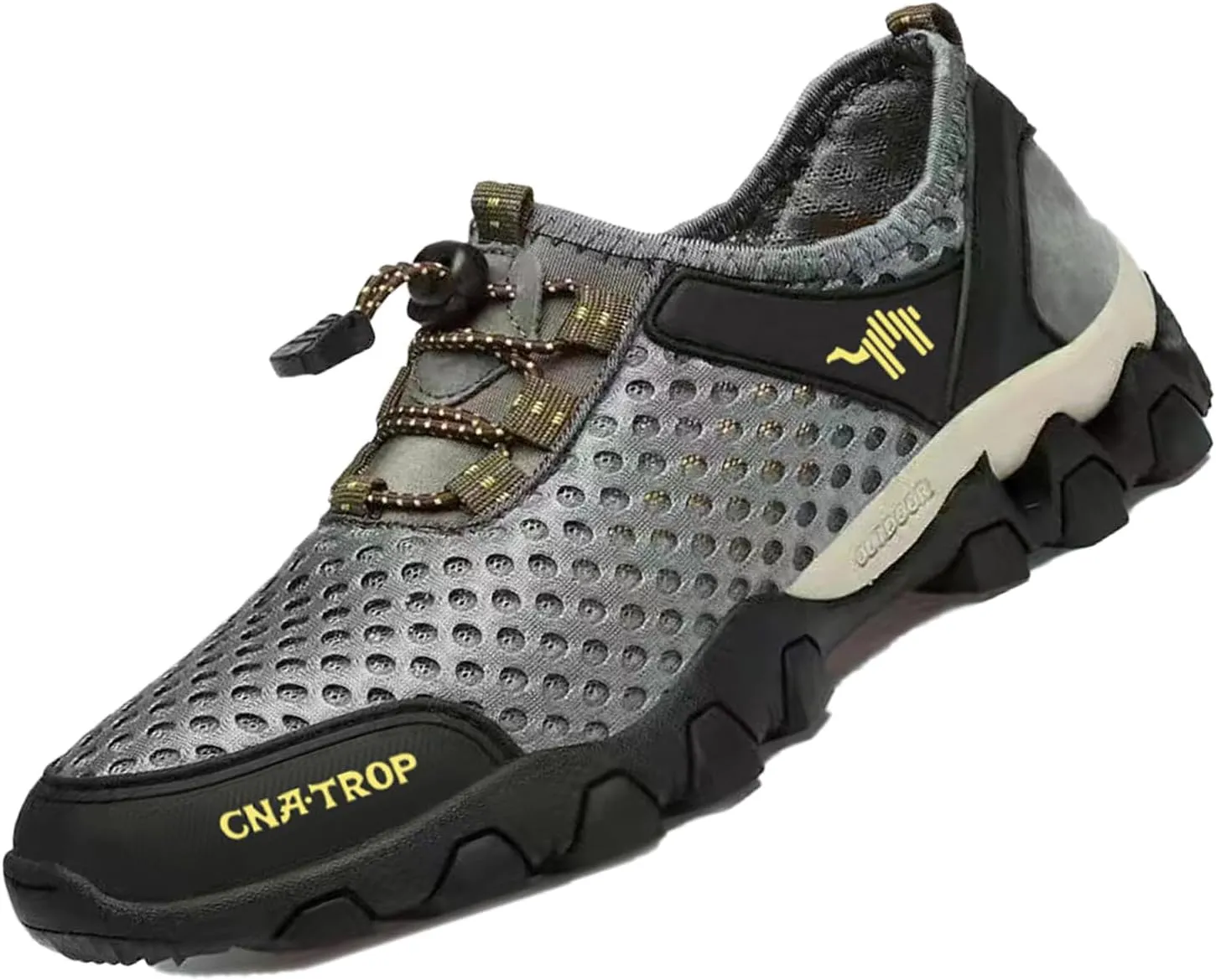 Men's Breathable Orthopedic Quick Drying Shoes for Hiking&Water in Summer Comfortable Non-Slip Soft Sole Casual Walking Shoes Outdoor Travel Driving Shoes