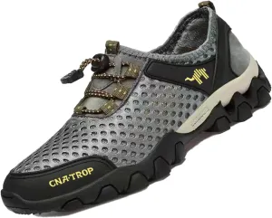 Men's Breathable Orthopedic Quick Drying Shoes for Hiking&Water in Summer Comfortable Non-Slip Soft Sole Casual Walking Shoes Outdoor Travel Driving Shoes