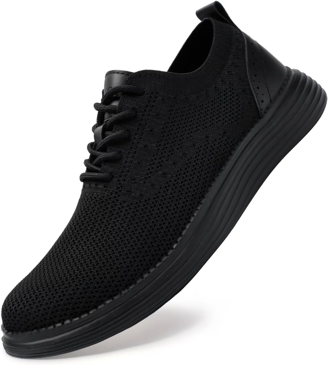 Men's Casual Dress Oxfords Shoes Mesh Lightweight Breathable Fashion Sneakers Business Walking Shoes