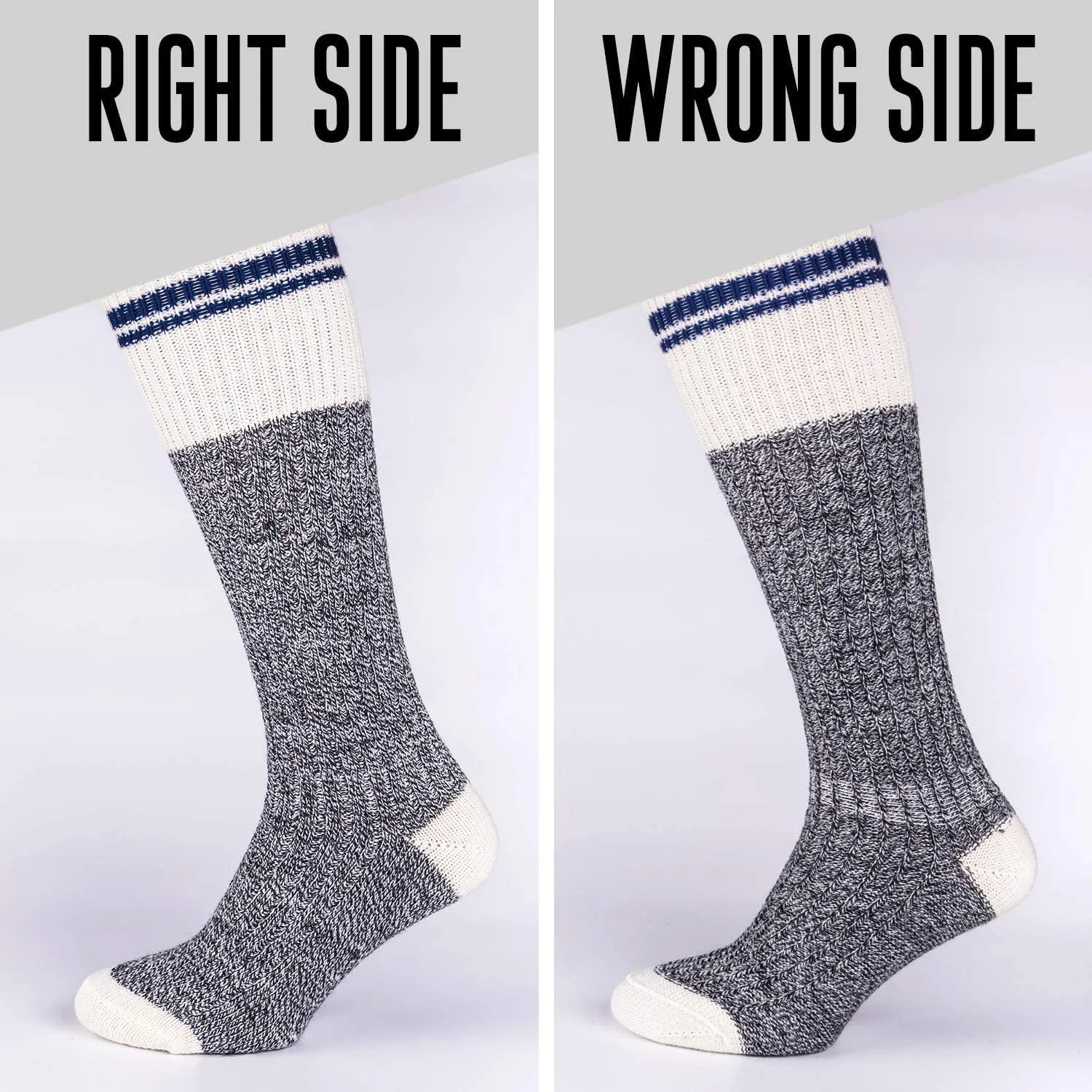 Men’s Cozy Cabin Wool Mid-Calf Socks