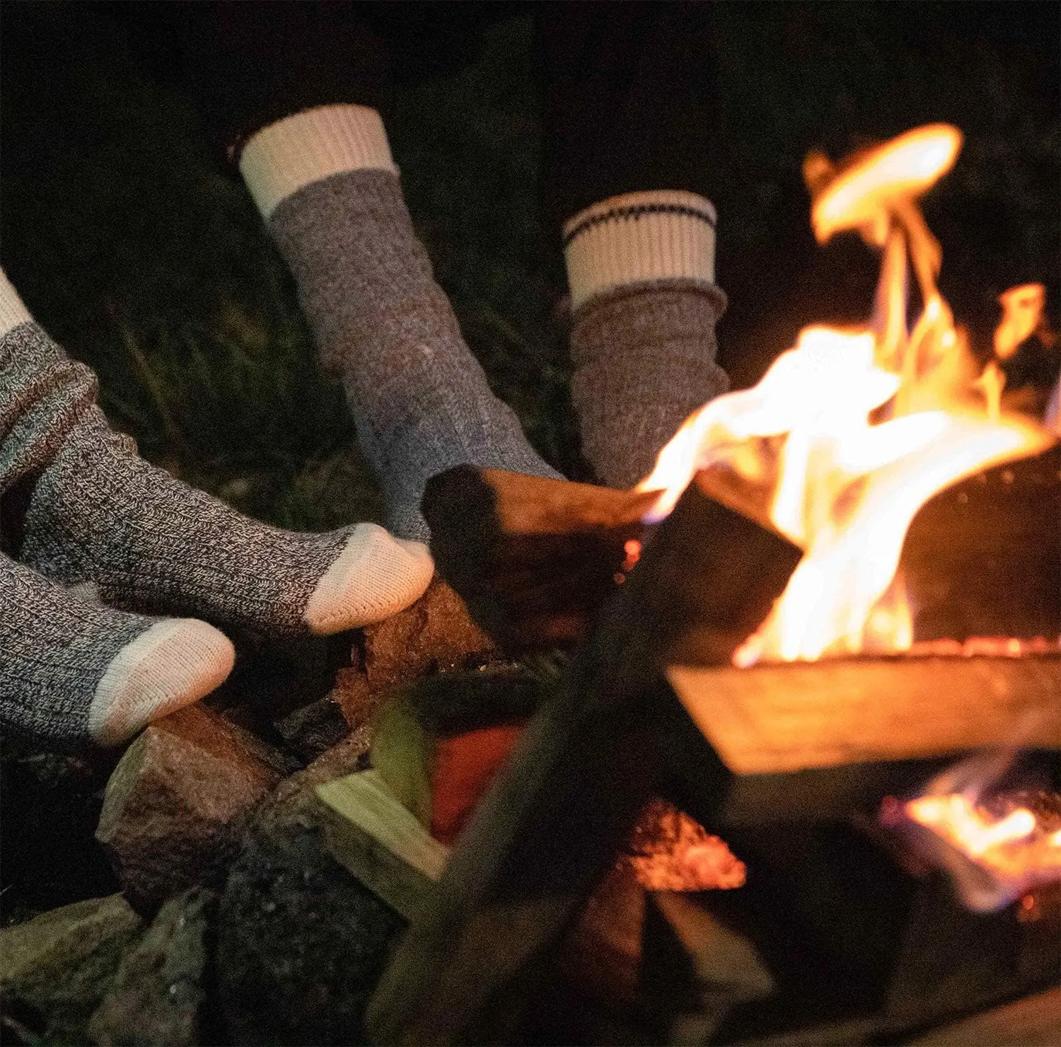 Men’s Cozy Cabin Wool Mid-Calf Socks