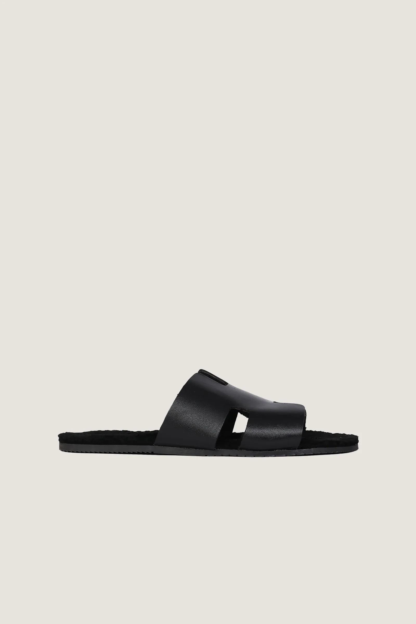 Men's H Style Slipper With Fur