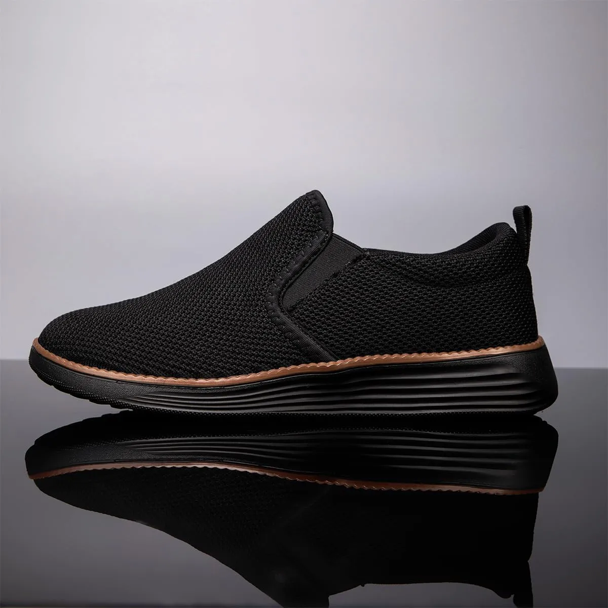 Mens Loafers Slip on Boat Shoes Non Slip Walking Sports Fashion Driving Casual Office Shoes Gym Lightweight Comfortable Sneakers