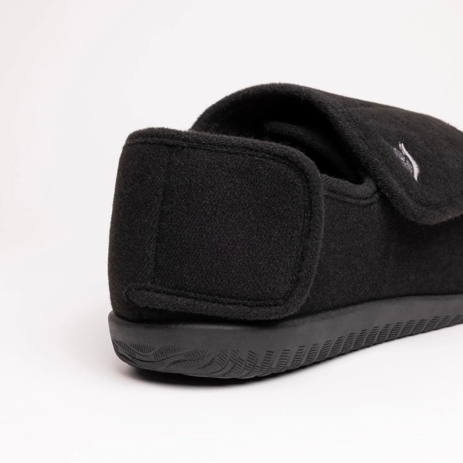 Men's Memory Foam Diabetic Slippers with Adjustable Closure, Extra Wide Comfy Warm Plush Fleece Arthritis Edema Swollen Diabetic House Shoes Machine Washable with Anti Slip Sole