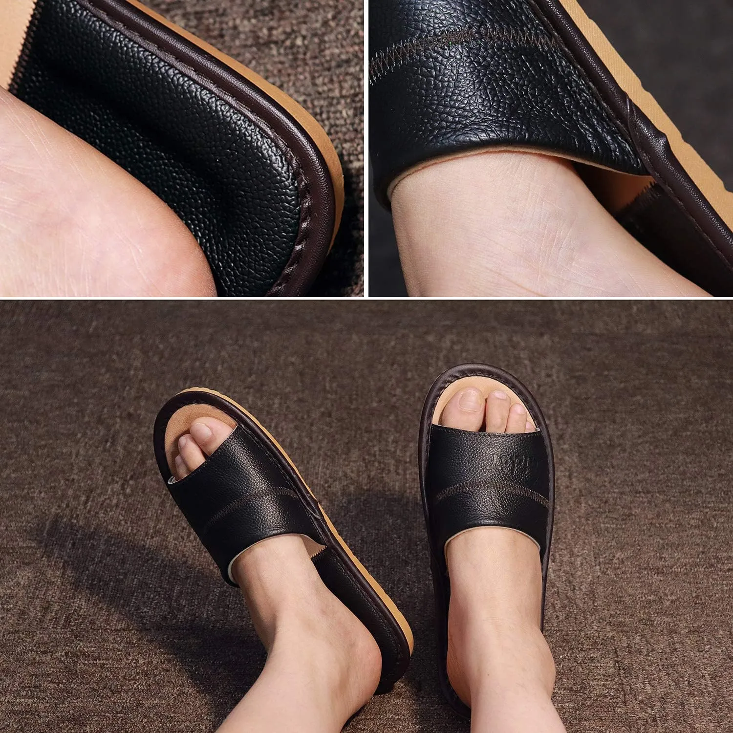 mens Open Toe