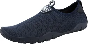 Mens Water Shoes Wide Width Quick Drying Slip On for Water Sports Travel Walk