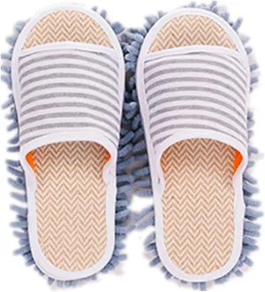 Microfiber Slippers Floor Cleaning Mop House Dust Detachable Mopping Shoes Cleaning Tool Unisex Open Toe