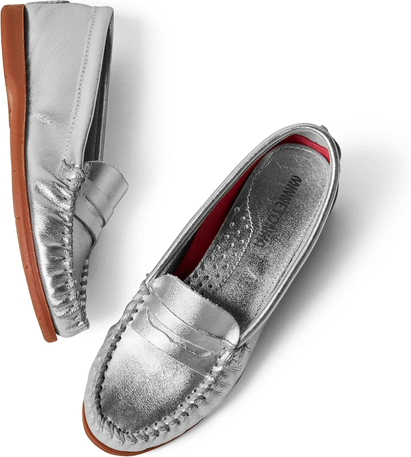 Minnetonka Mellony Penny – Women's Penny Loafer Design, Water and Stain Resistant, Genuine Suede, and Lightweight Sole