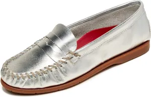 Minnetonka Mellony Penny – Women's Penny Loafer Design, Water and Stain Resistant, Genuine Suede, and Lightweight Sole