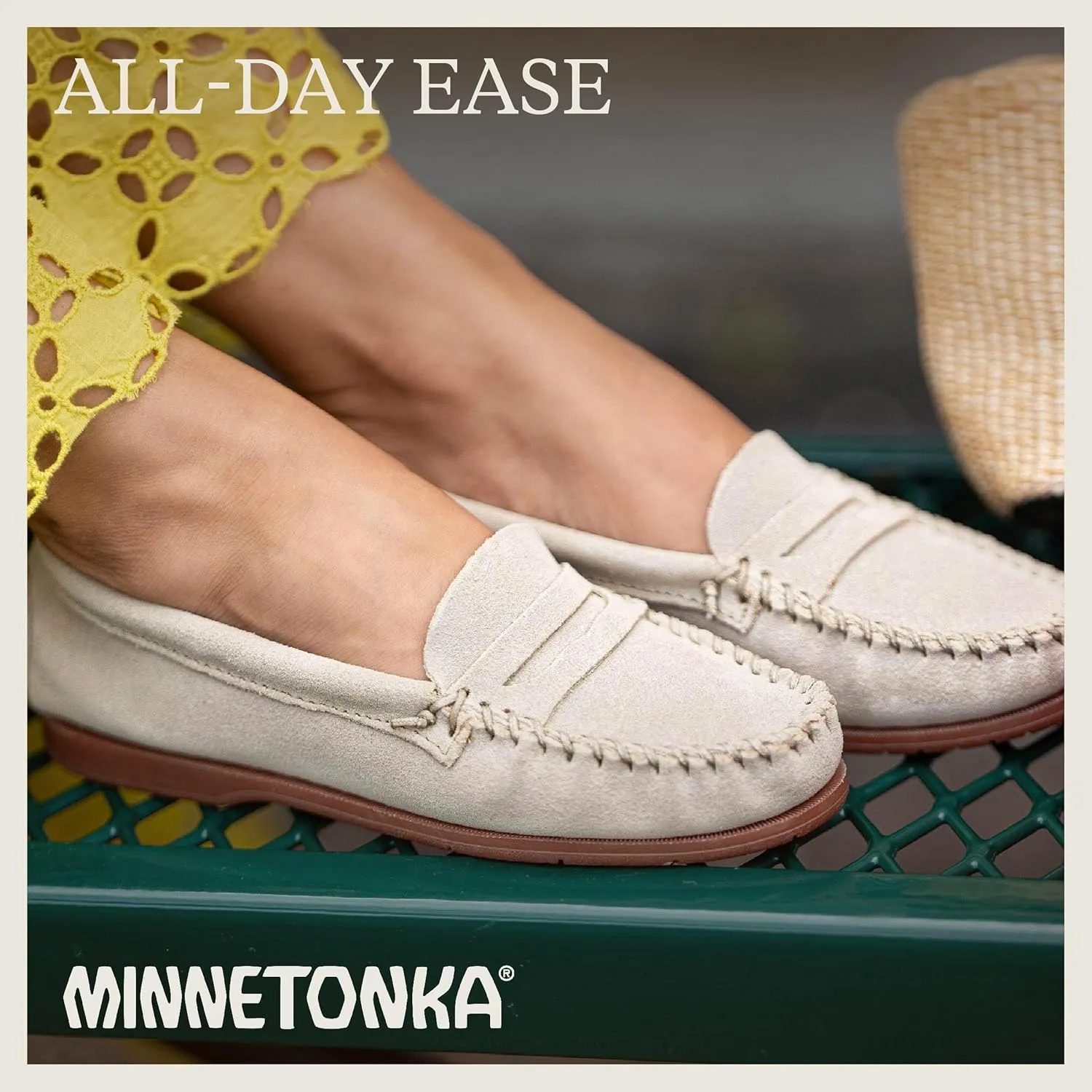 Minnetonka Mellony Penny – Women's Penny Loafer Design, Water and Stain Resistant, Genuine Suede, and Lightweight Sole