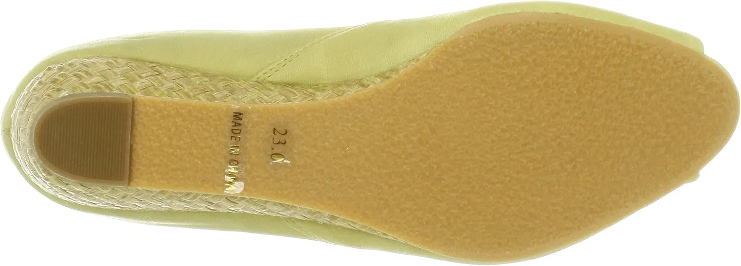 Mode Ejacomo Floche FLBD29002 Open Toe Drape Pumps