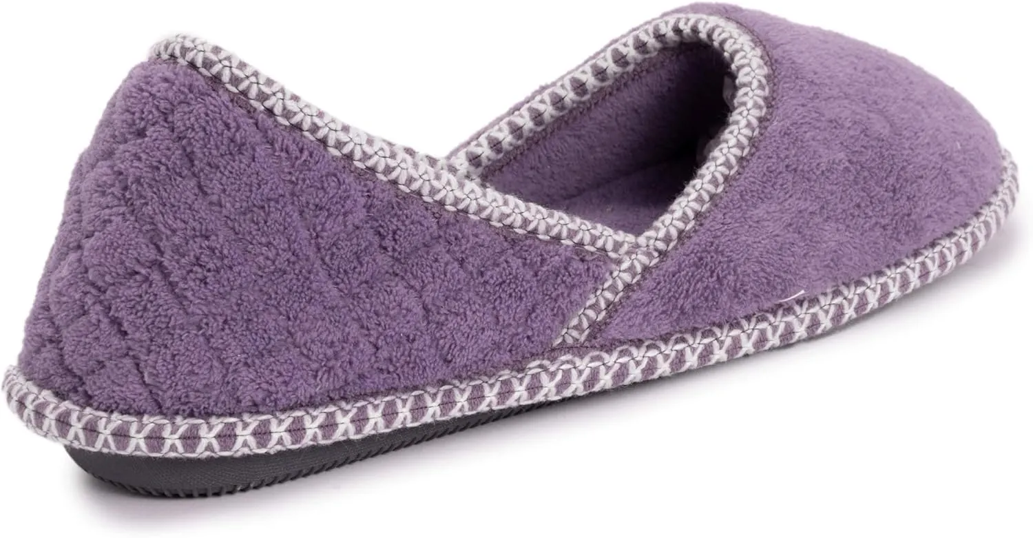 MUK LUKS Women's Beverly Micro Chenille Slipper