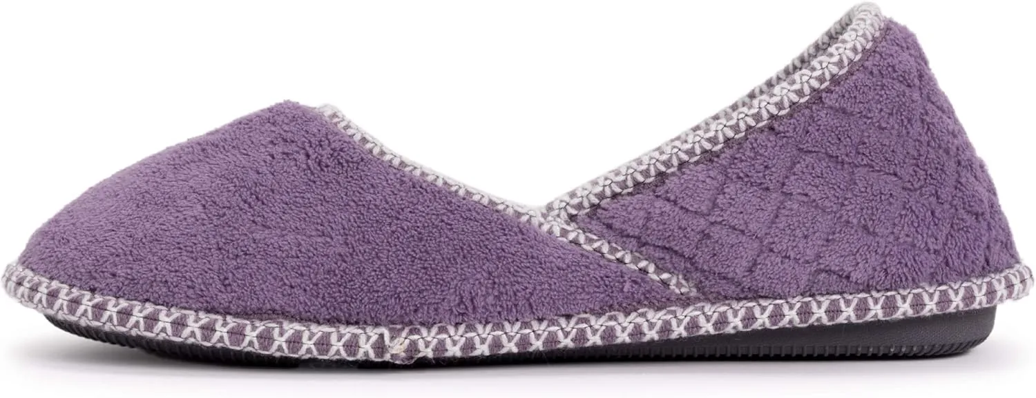 MUK LUKS Women's Beverly Micro Chenille Slipper