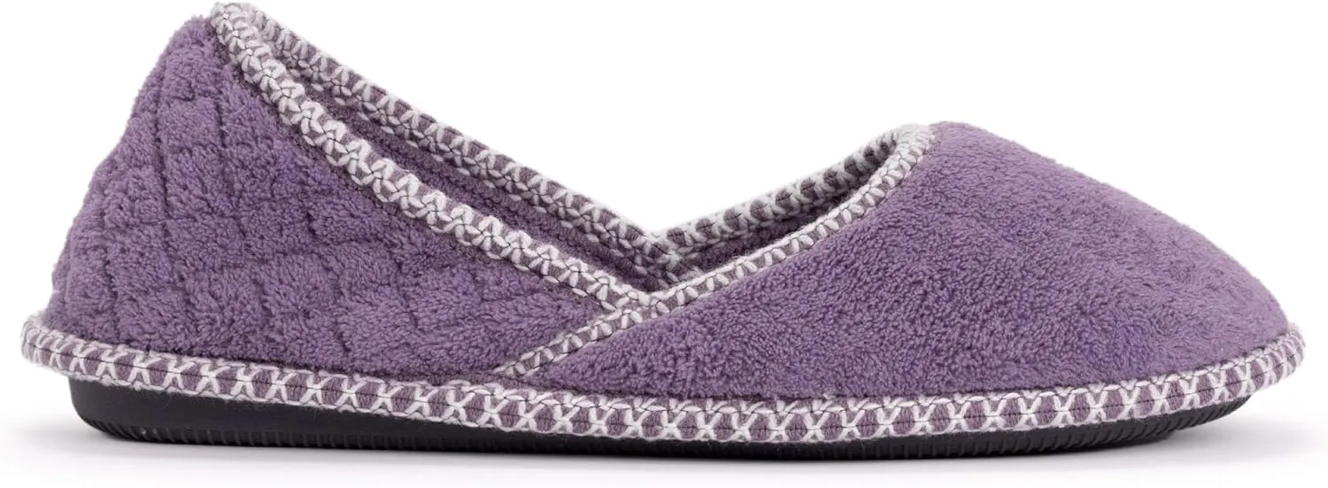 MUK LUKS Women's Beverly Micro Chenille Slipper