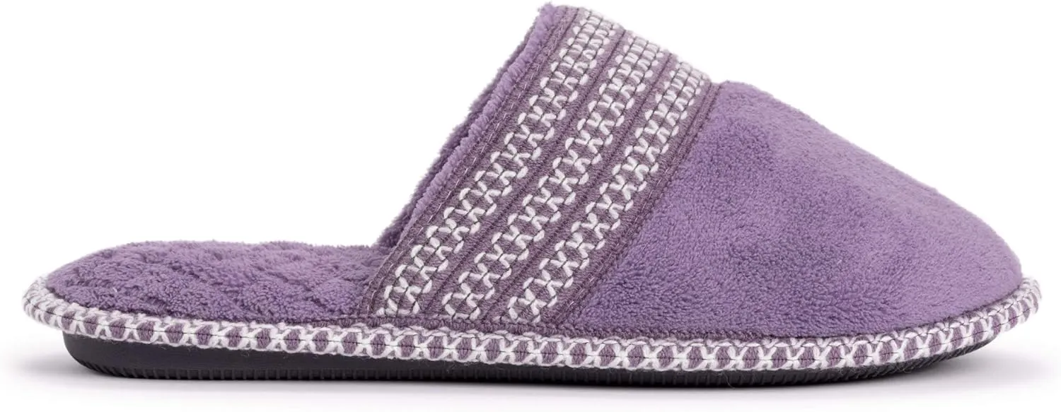 MUK LUKS Women's Cathy Micro Chenille Slipper
