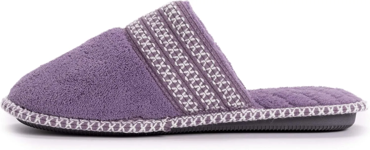 MUK LUKS Women's Cathy Micro Chenille Slipper