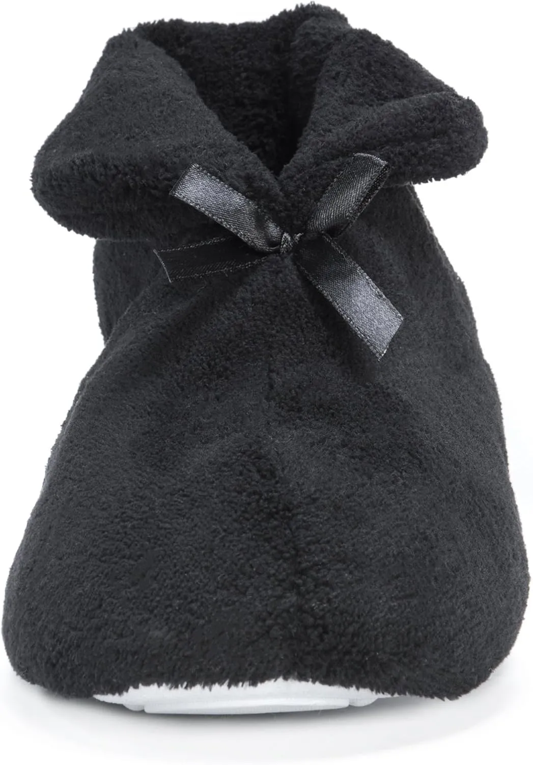 MUK LUKS Women's Micro Chenille Boot with Satin Bow Slipper