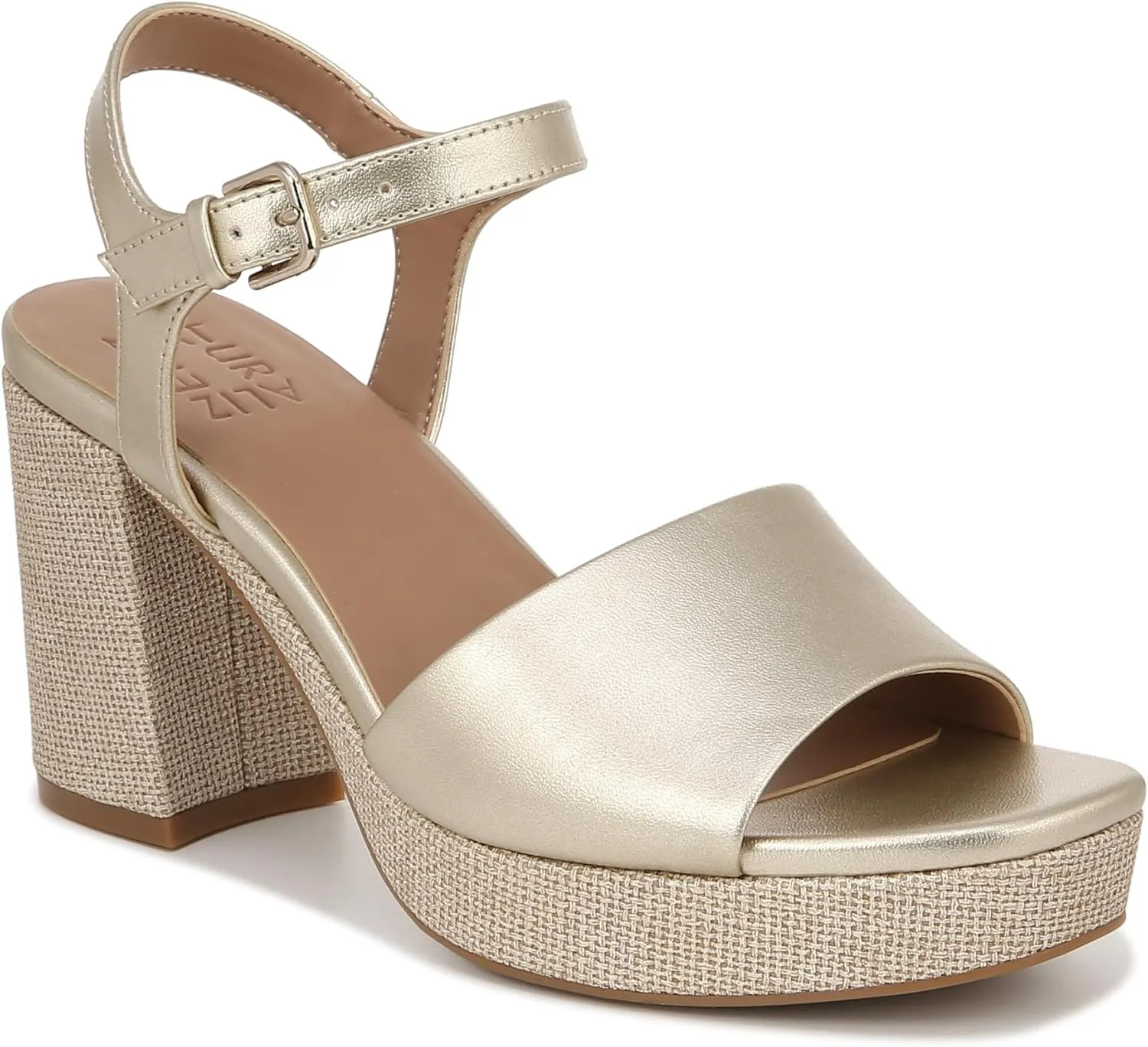 Naturalizer Women's Lilly Ankle Strap Platform Sandal