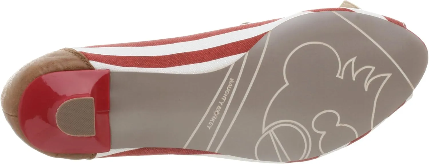 Naughty Monkey Women's Z-Down Open Toe Flat