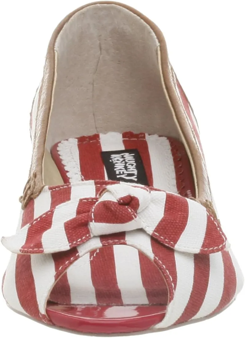 Naughty Monkey Women's Z-Down Open Toe Flat