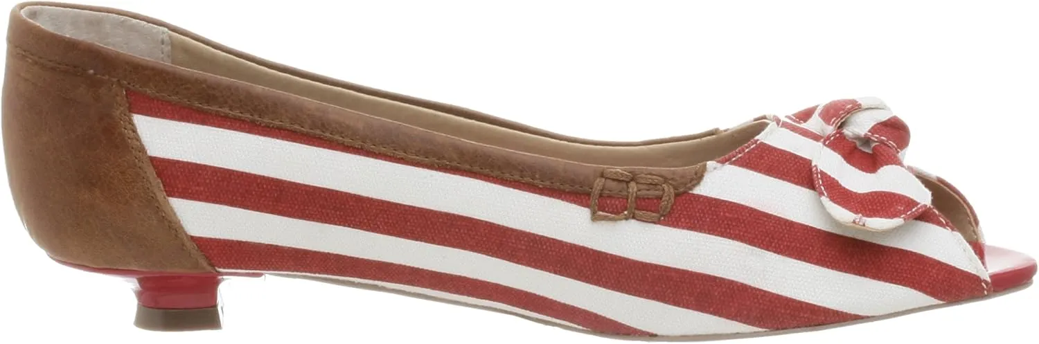 Naughty Monkey Women's Z-Down Open Toe Flat
