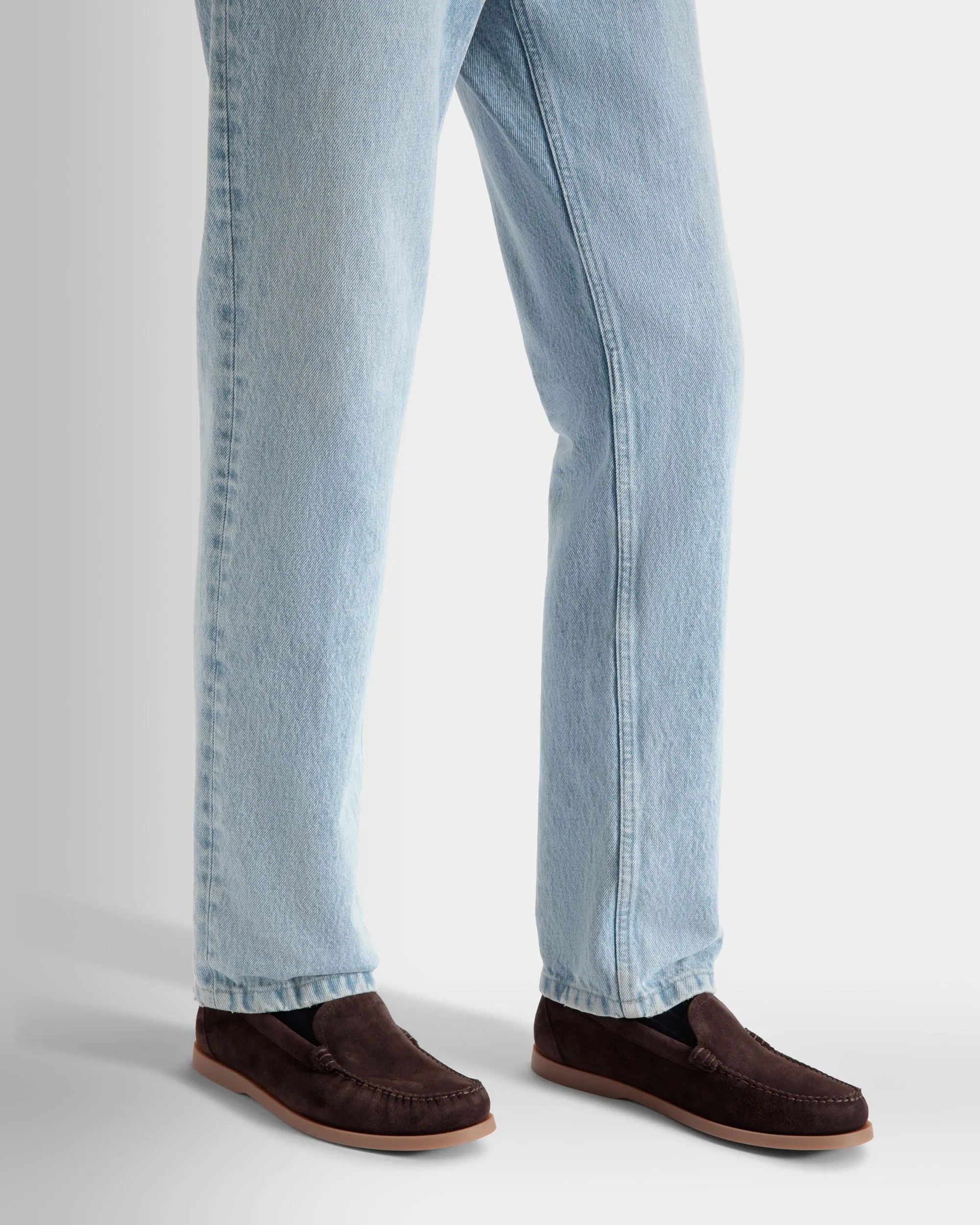 Nelson Loafer in Brown Suede