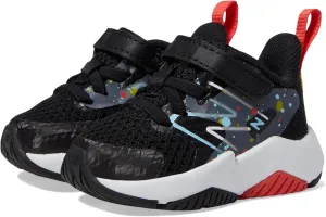 New Balance Kids ITRAVHB2 Running Shoe, Black/Blast Red/Team Sky Blue, 6.5 US Unisex Toddler